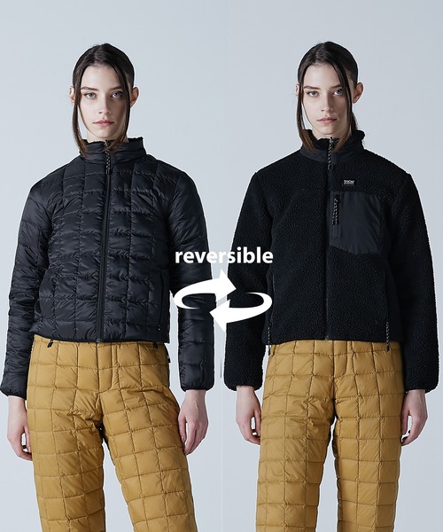 「TAION」 ダウンジャケット X-SMALL ブラック×ブラック メンズ_画像6