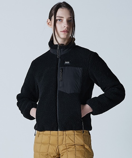 「TAION」 ダウンジャケット X-SMALL ブラック×ブラック メンズ_画像9