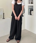サロペット オーバーオール 「接触冷感・UV対...の詳細画像5