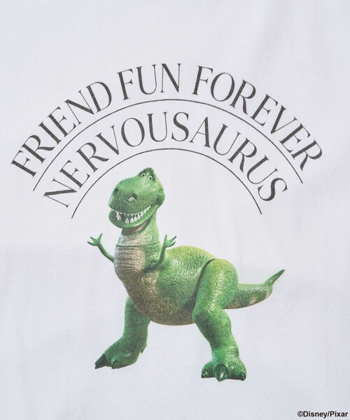 tシャツ 「TOYSTORY」 REX/フロントプリント Tシャツ/トイ・ストーリー/レックス/Tシャツ レディース FREAK'S STORE tシャツ 「TOYSTORY」 REX/フロントプリント T