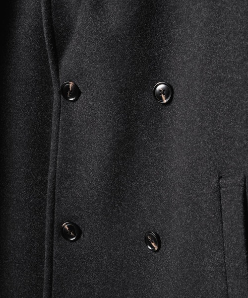 「ENDER PRODUCTS」 ピーコート L グレー メンズ_画像9