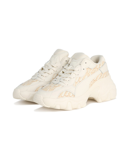 PUMAプーマパルサーウェッジ白24.5cm 厚底スニーカー 新品 PUMA プーマ パルサーウェッジ 24.5cm 厚底スニーカー ホワイト