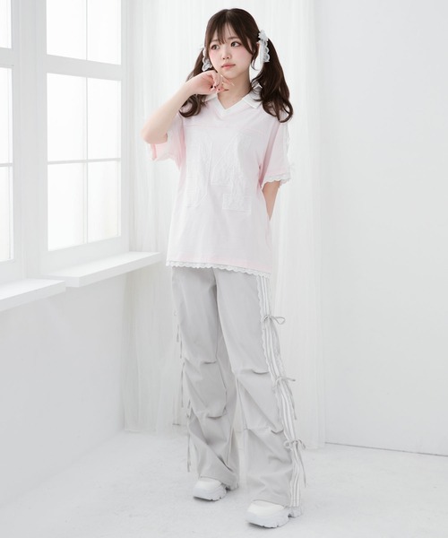 【新品】drugstore's♡レースこお花がオシャレなゆったりパンツ♡Ｆサイズ フラワーレースパンツ – furry.officialstore