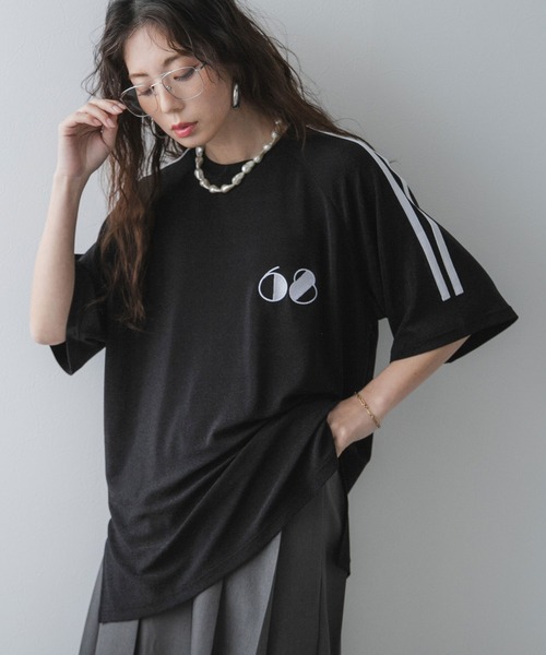 tシャツ 「最上もが」ユニフォームラメTシャツ レディース bohmal tシャツ 「最上もが着用」ユニフォームラメTシャツ