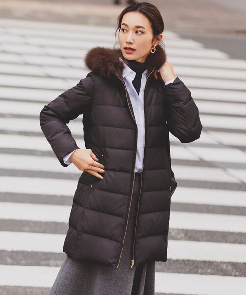 ANY SIS（エニィスィス） ダウンコート 2 ブラック レディース