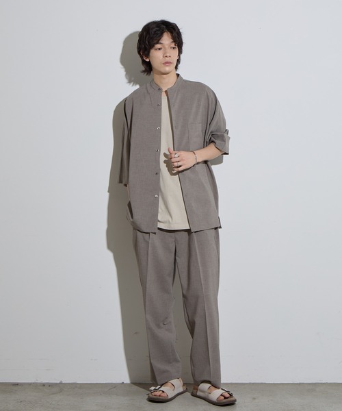 SLICK スラックス 「SLICK/スリック」Poplin Tapered Slacks