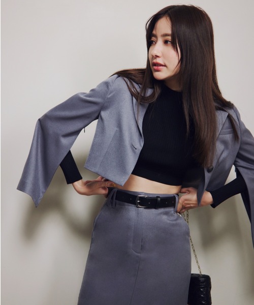 [SNIDEL] tailored jacket 0 серый женский 