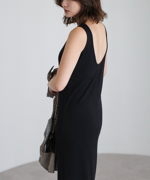 セザンヌ バックカットアウト ノースリーブ ミニ ワンピース SEZANE(セザンヌ) ワンピース(レディース) - 海外通販のBUYMA
