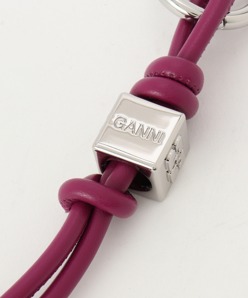 【関税・送料込 国内発送】 GANNI Bou Heart Mirror ガニー GANNI GANNI バッグチャーム Ganni Bou Heart Mirror