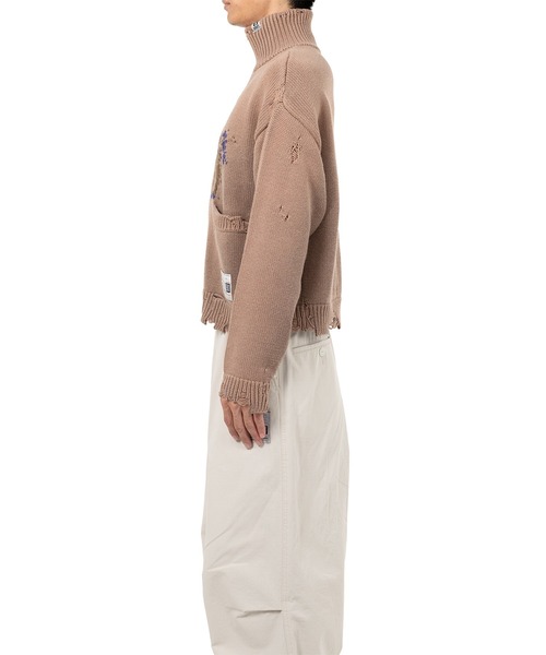 Maison MIHARA YASUHIRO ダメージカーディガン　BEIGE MAISON MIHARA YASUHIRO（メゾン ミハラヤスヒロ） カーディガン Horse