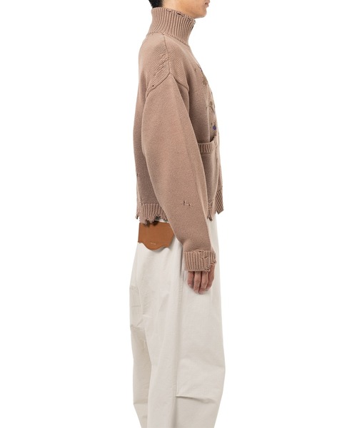 カーディガン Horse Jacquard Knit Cardigan メンズの画像