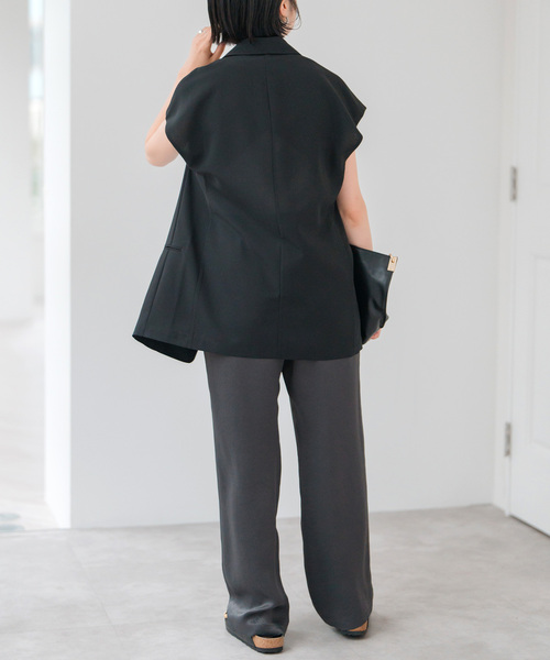 Spick＆Span コート アウター ハイツイストドライクロスベスト