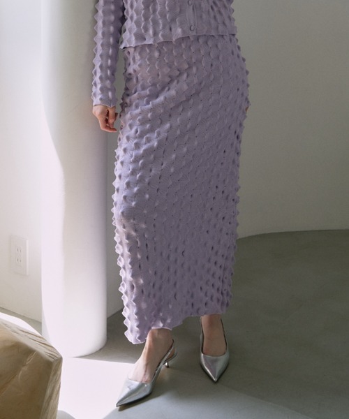 【新品】HONEY MI HONEY ニットタイトスカート ブラック HONEY MI HONEY（ハニーミーハニー） スカート spiky knit tight skirt