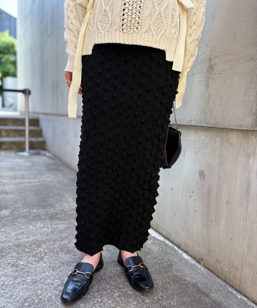 HONEY MI スカート spiky knit tight skirt : ZOZOTOWN Yahoo!店
