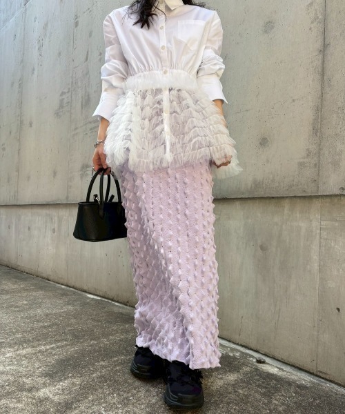 HONEY MI HONEY（ハニーミーハニー） スカート spiky knit tight skirt