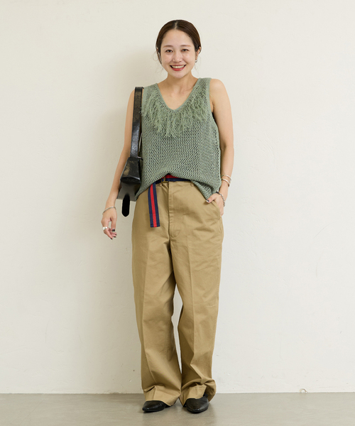 ニット セーター メッシュフリンジスリーブレス レディース JOURNAL STANDARD ニット セーター メッシュフリンジスリーブ