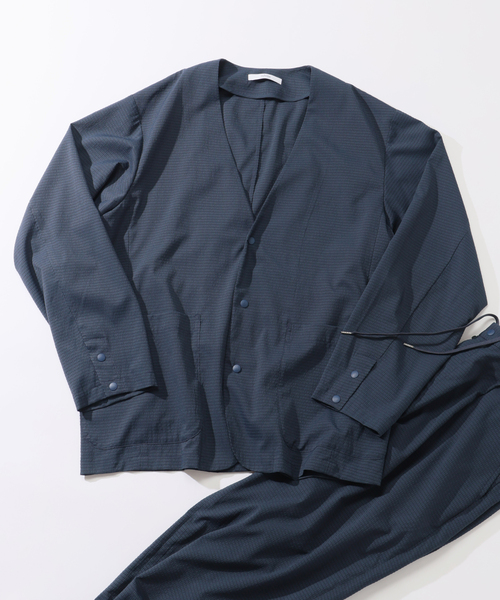 ノーカラージャケット JOURNAL STANDARD relume - JOURNAL STANDARD relume リネンミックスノーカラージャケット（ノーカラージャケット
