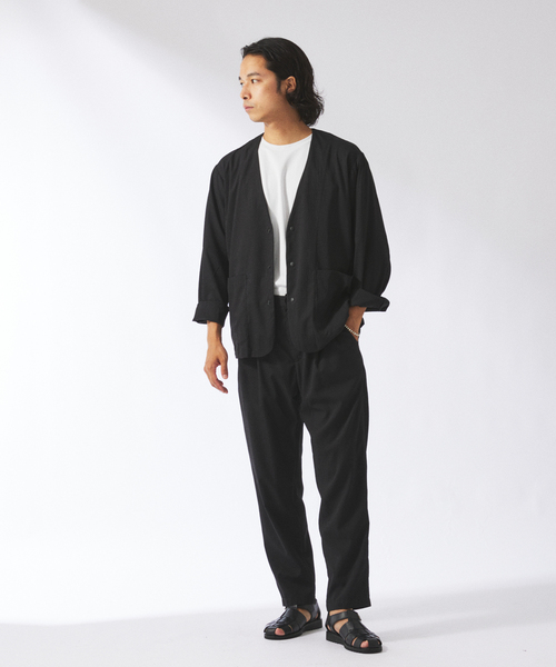 専用　ジャーナルスタンダード　レリューム　2023年　ノーカラー　ジャケット JOURNAL STANDARD relume ジャケット ノーカラージャケット