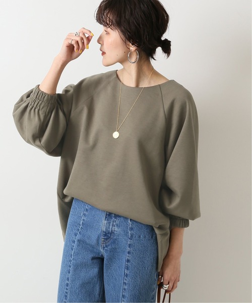 「Spick & Span」 長袖カットソー FREE グリーン レディース