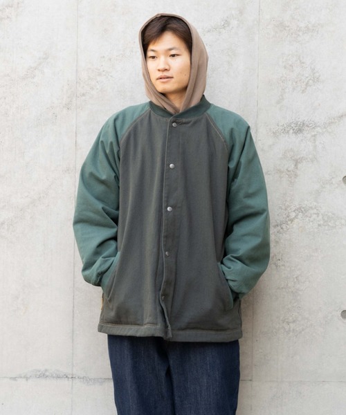 監督‼️スポーツマックス❤ステキなコート gym master（ジムマスター） コート ジャケット 中ワタデニム/カツラギ