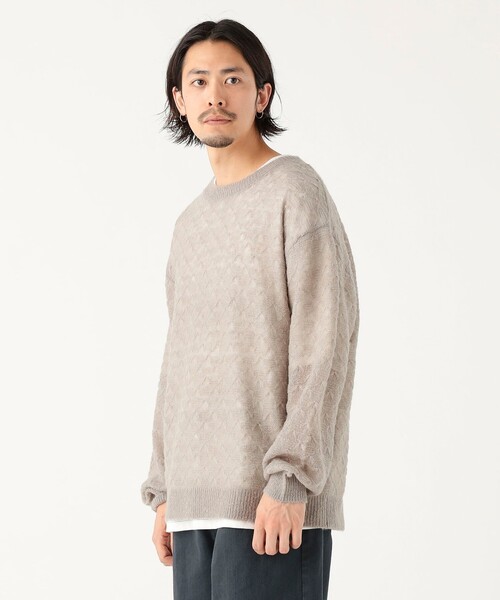 B：MING by BEAMS（ビーミング by ビームス） セーター ニット 7ゲージ