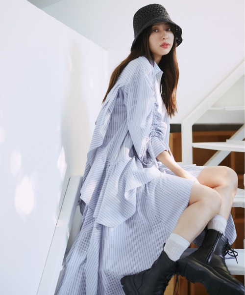 SNIDEL 「SNIDEL」 シャツワンピース 0 ピンク レディース