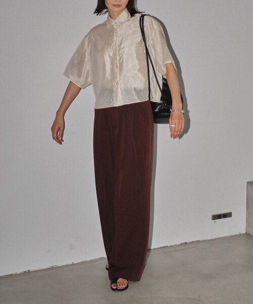 Todayful 半袖　シャツ TODAYFUL 「TODAYFUL」 半袖シャツ FREE キナリ レディース
