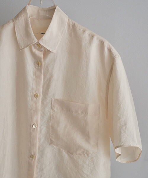 Todayful 半袖　シャツ TODAYFUL 「TODAYFUL」 半袖シャツ FREE キナリ レディース