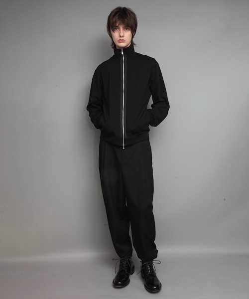 「ato」 ジップアップブルゾン 48 ネイビー メンズ_画像2