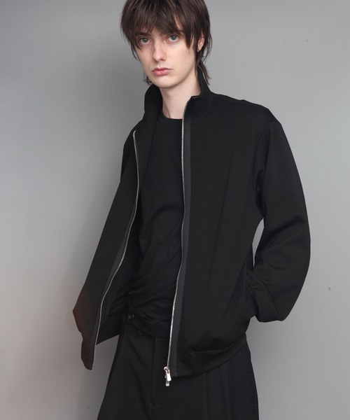 「ato」 ジップアップブルゾン 48 ネイビー メンズ_画像3