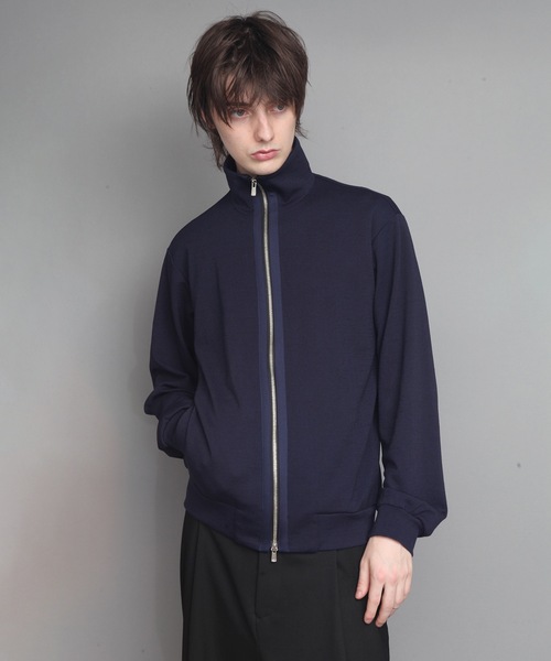 「ato」 ジップアップブルゾン 48 ネイビー メンズ_画像5