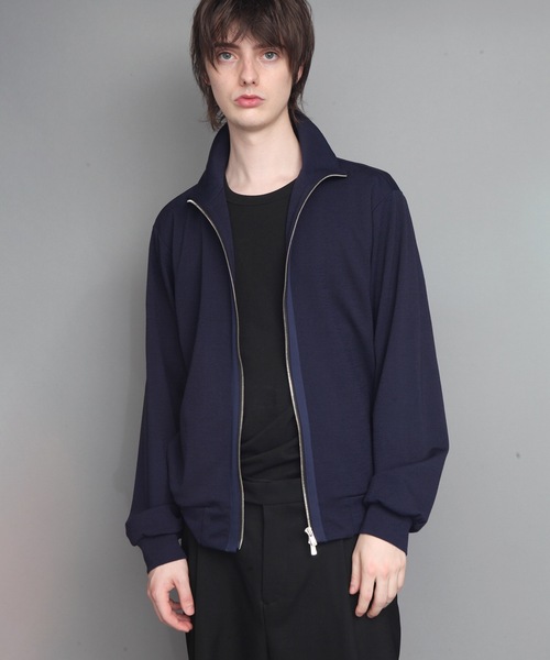 「ato」 ジップアップブルゾン 48 ネイビー メンズ_画像6