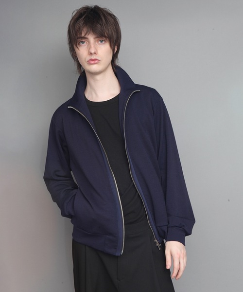 「ato」 ジップアップブルゾン 48 ネイビー メンズ_画像8