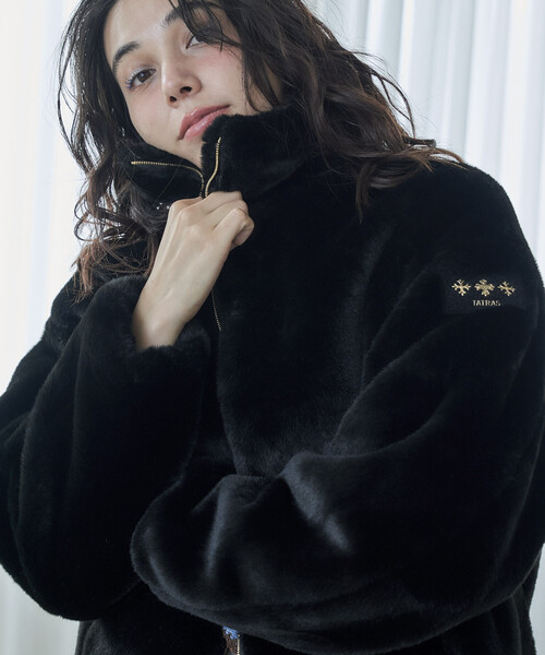 美品タトラス　バルブラ　ファージャケット　01 ブラック FREAK'S STORE コート アウター TATRAS × STORE/タトラス BARBRA