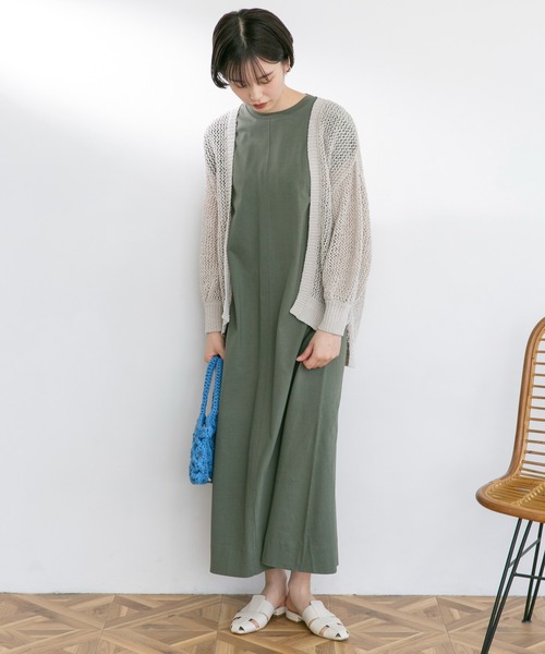 「UR Lab.」 ノースリーブワンピース FREE グレー レディース_画像8