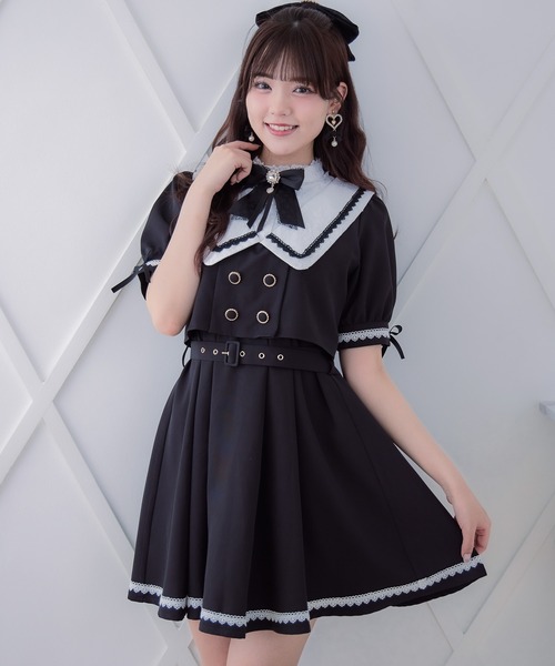 ROJITA ワンピース レイヤードセーラーワンピース : ZOZOTOWN