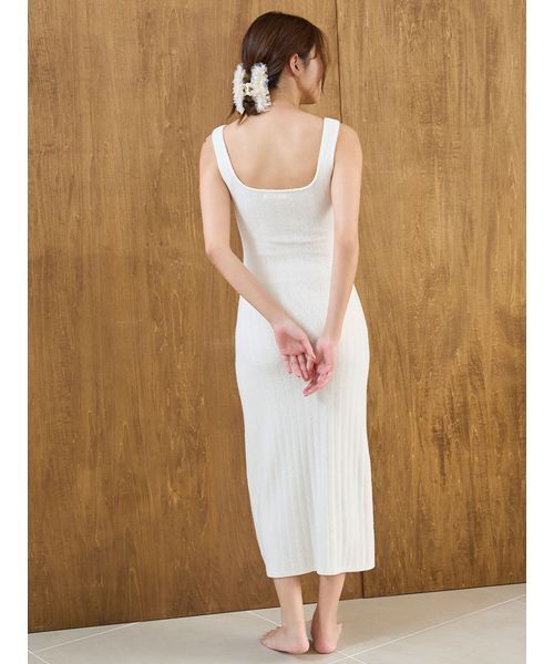 SNIDEL HOME パジャマ ルームウェア 「Creamy」プチハートニット