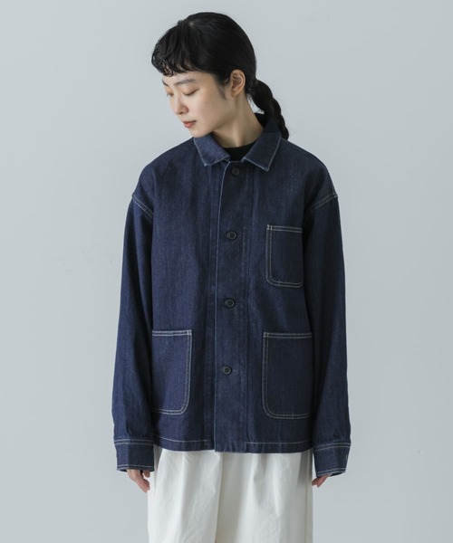 【新品】かぐれ　デニムカバーオール かぐれ カバーオール 「ユニセックス」デニムカバーオール