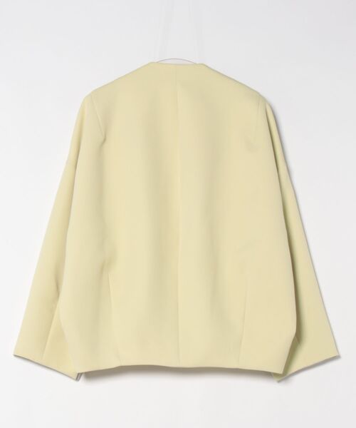 ELENDEEKエレンディーク ノーカラージャケット ベージュ ELENDEEK（エレンディーク） ノーカラージャケット FREE ライト