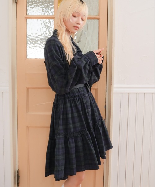 kutir（クティール） シャツワンピース 「新色追加」「紐付き」マルチ