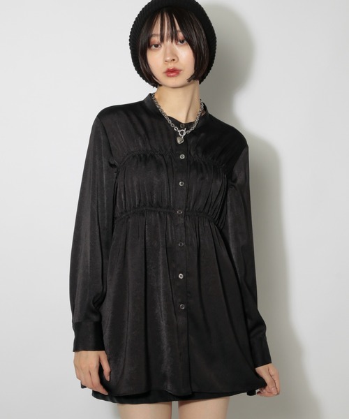 PAGEBOY（ページボーイ） ブラウス シャツ ペプラムチュニックブラウス