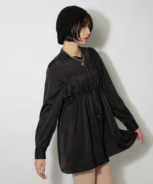 PAGEBOY（ページボーイ） ブラウス シャツ ペプラムチュニックブラウス