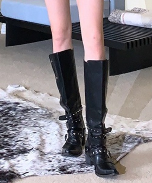 lilful ブーツ 「25年秋冬新作」「2WAY」Y2K 足首ベルト付き サイド