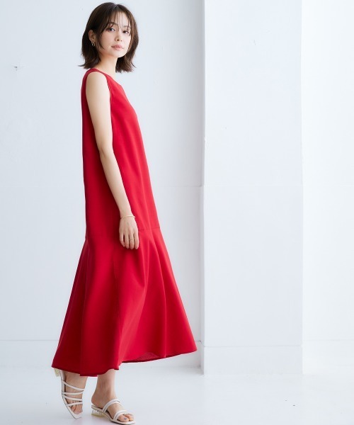 ニッセン 「nissen」 「GERMINATION」ノースリーブワンピース LL