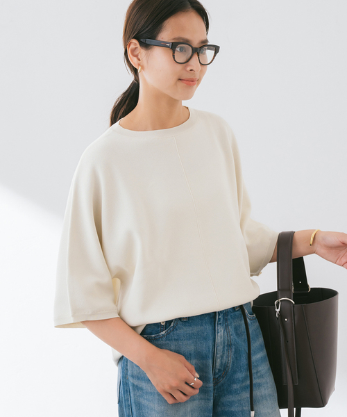 FRAMeWORK（フレームワーク） ニット セーター ダブルジャガードハーフ