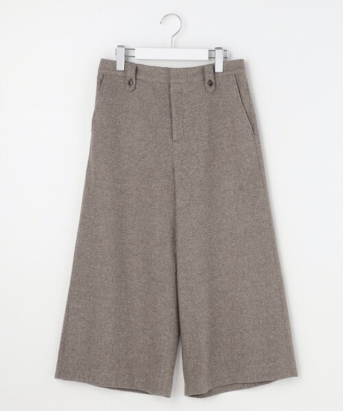 パンツ シルクネップツイード クロップド レディース : ZOZOTOWN Yahoo