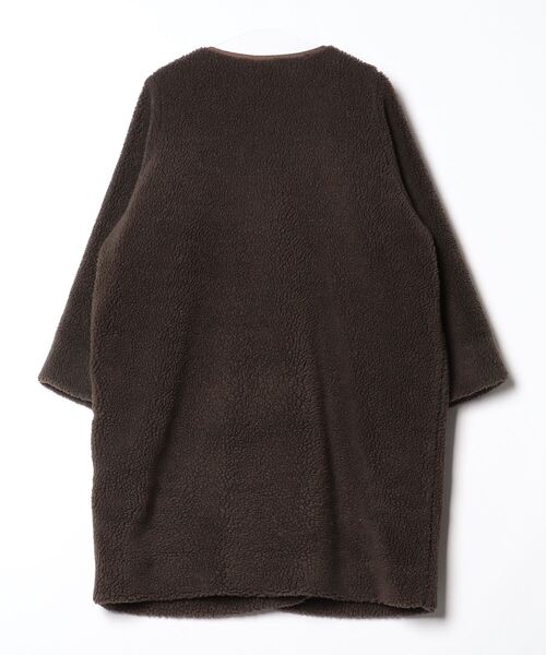 「Sunny clouds」 ノーカラーコート L グリーン レディース_画像2