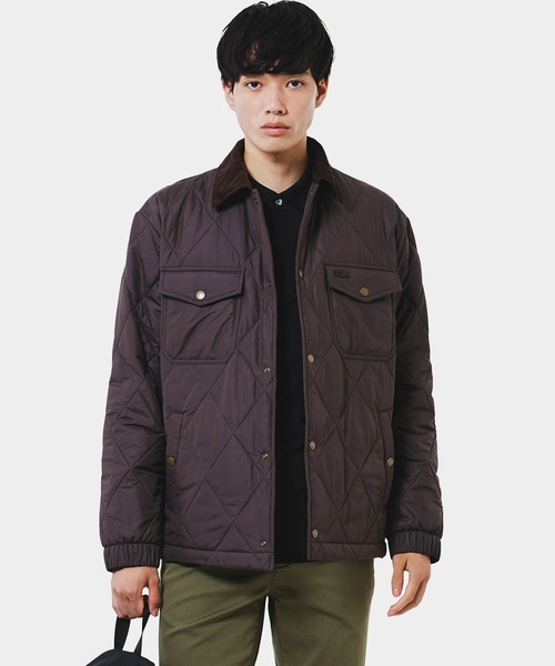 現行　ラコステ リブキルティング ボンバージャケット　　紺L相当 ラコステ LACOSTE リブキルティング ボンバージャケット 中綿 ブルゾン