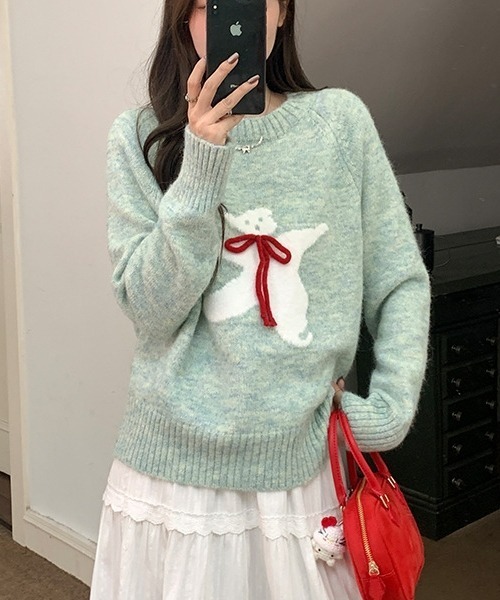 CHANEL y2k風ニットセーター gossip!ロサンゼルス ニット セーター 「Y2Kガーリー」レトロマルチ