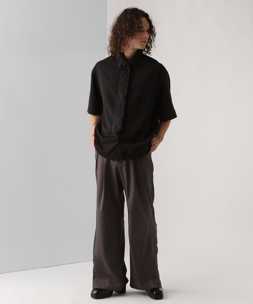「HARE」 半袖シャツ SMALL ブラック メンズの画像